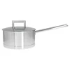 DEMEYERE Saucepans*2.25 Qt Sauce Pan With Double Walled Lid, 18/10 Stainless Steel Silver