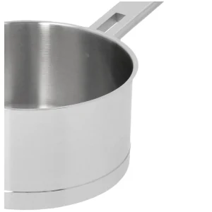 DEMEYERE Saucepans*2.25 Qt Sauce Pan With Double Walled Lid, 18/10 Stainless Steel Silver