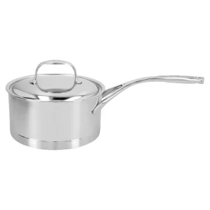 DEMEYERE Saucepans*2.25 Qt Sauce Pan With Lid, 18/10 Stainless Steel Silver