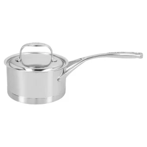 DEMEYERE Saucepans*1.1 Qt Sauce Pan With Lid, 18/10 Stainless Steel Silver