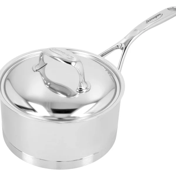 DEMEYERE Saucepans*2.25 Qt Sauce Pan With Lid, 18/10 Stainless Steel Silver