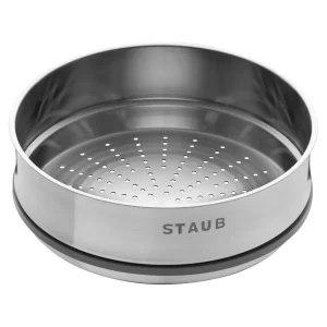 STAUB Steamer Inserts*4.75 Qt, Stainless Steel Steamer Insert Silver