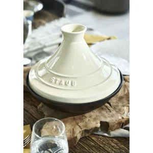 STAUB Specialty Cookware*2 Qt, Tajine, Cream