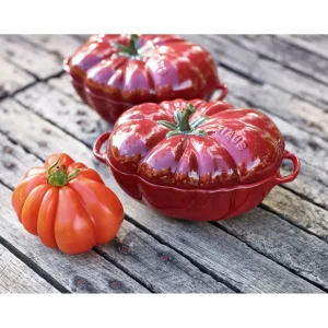 STAUB Specialty Cookware*0.525 Qt, Tomato, Petite Cocotte, Cherry