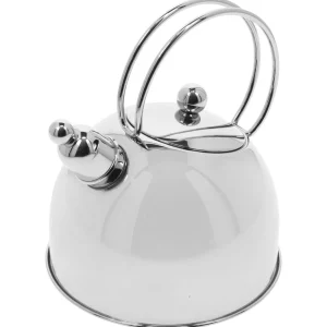 DEMEYERE Tea Kettles*2.6 Qt Whistling Tea Kettle, 18/10 Stainless Steel Silver