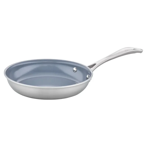 ZWILLING Skillets*Sigma Clad, 8-Inch, 18/10 Stainless Steel, Ceramic, Frying Pan