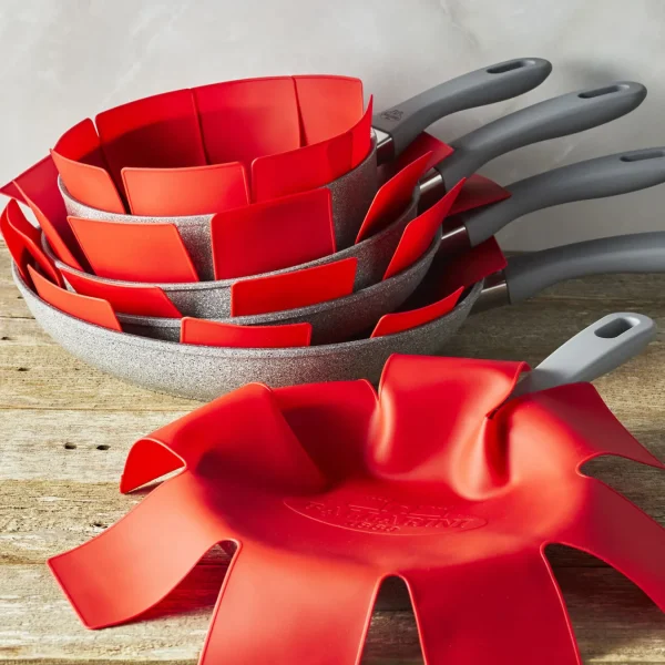 Ballarini Specialty Kitchen Utensils*Silicone, Cookware Protectors Red