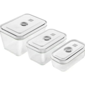 ZWILLING Vacuum Seal Containers*Small/Medium/Large / 3-Pc Vacuum Container Set, Grey