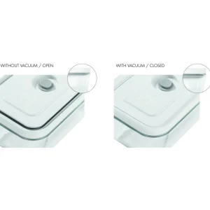 ZWILLING Vacuum Seal Containers*Small/Medium/Large / 3-Pc Vacuum Container, Plastic, Semitransparent-Grey